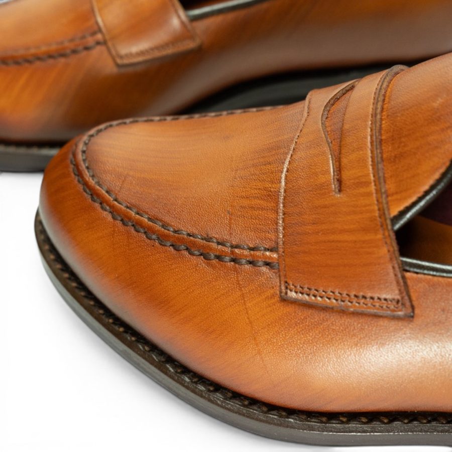 ML Penny Loafer — Oak Patina · Archive No.1704