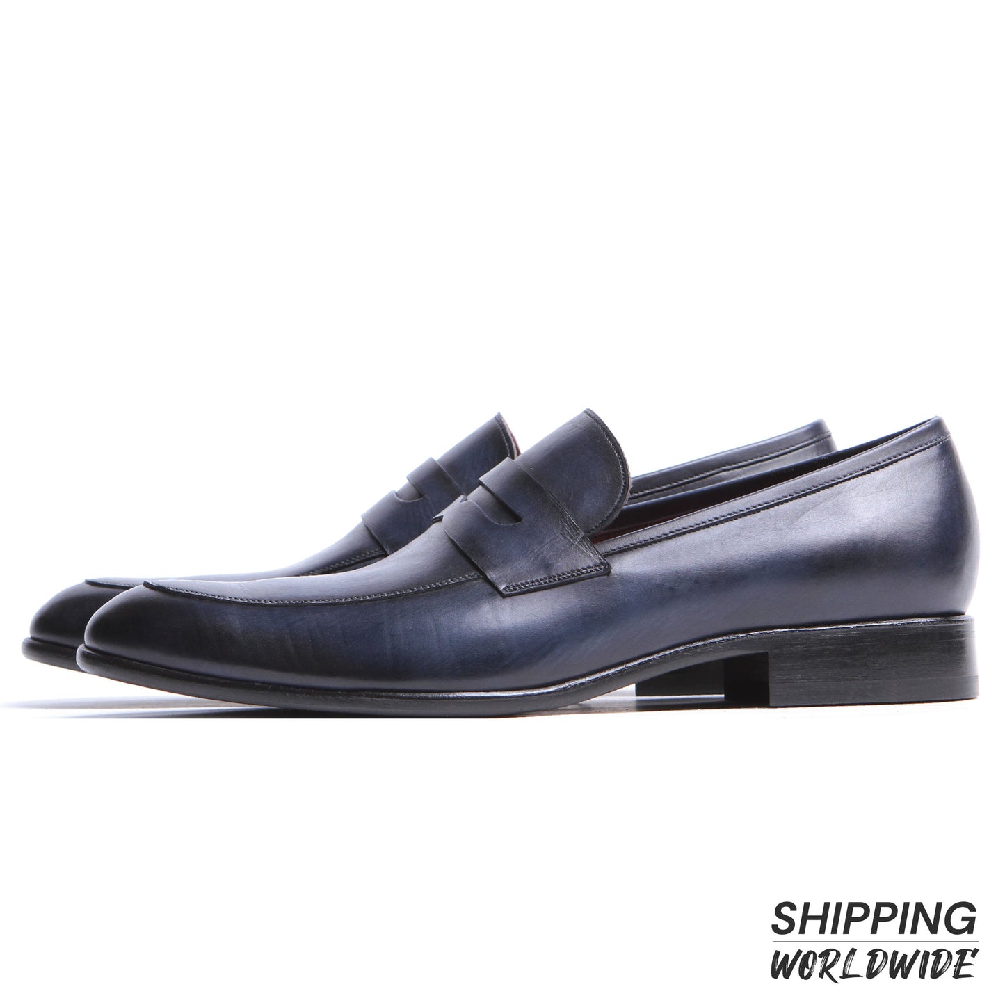 Masterpiece Penny Loafer - Navy (Calfskin)