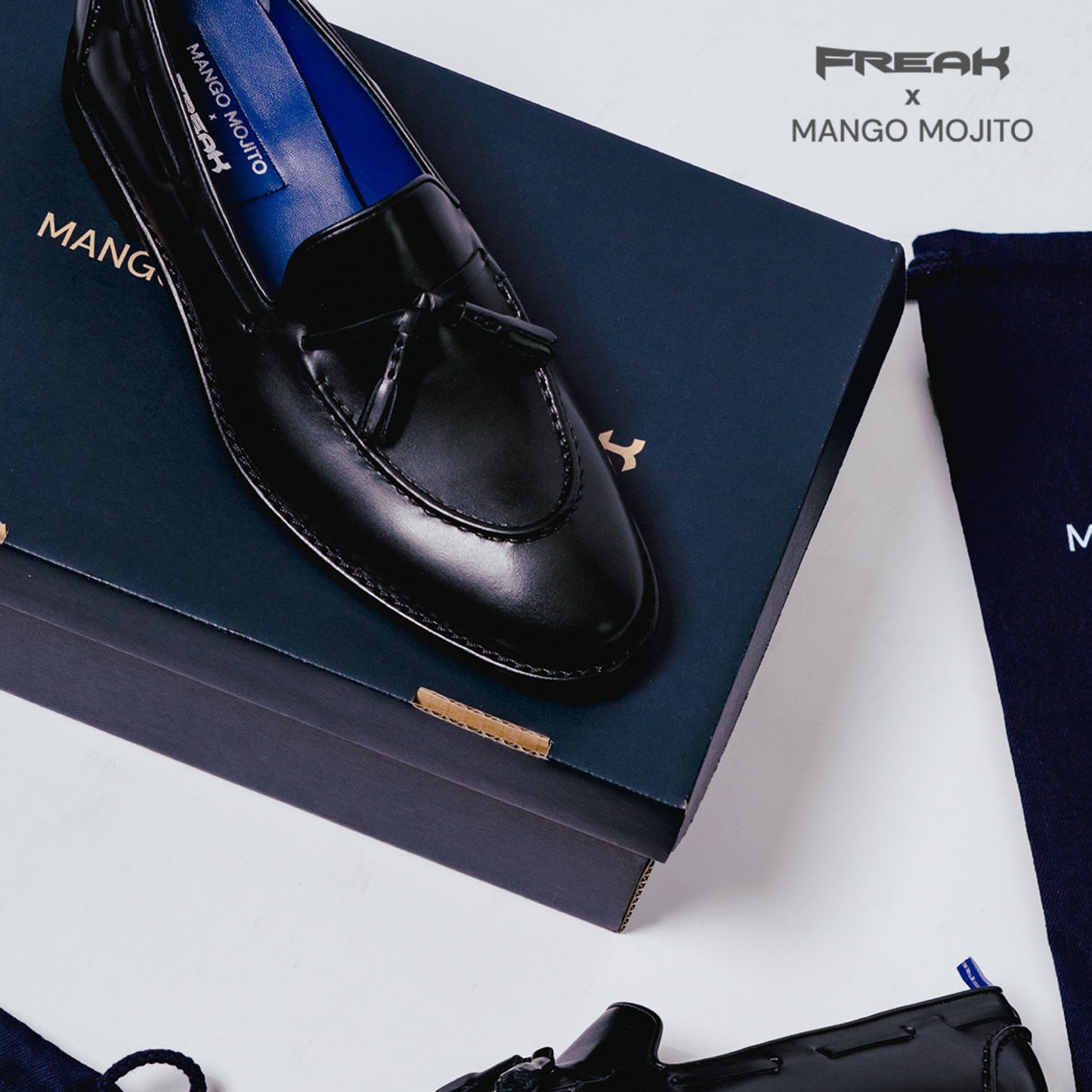 FREAK x MANGO MOJITO Tassel Loafer - Black