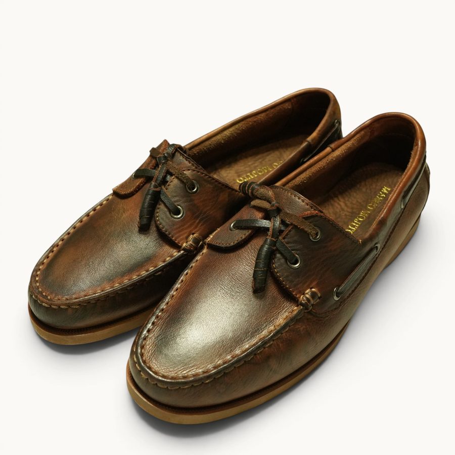 Worn Out Boat Shoe — Brown · Archive No.0805
