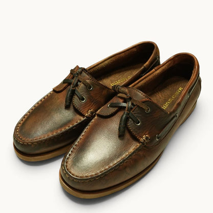 Worn Out Boat Shoe — Brown · Archive No.0805