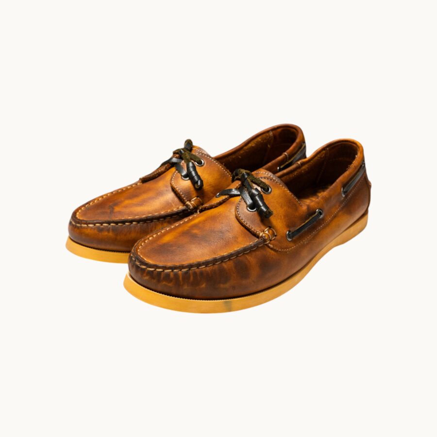 Worn Out Boat Shoe — Tan · Archive No.0813