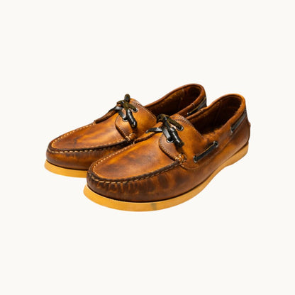 Worn Out Boat Shoe — Tan · Archive No.0813