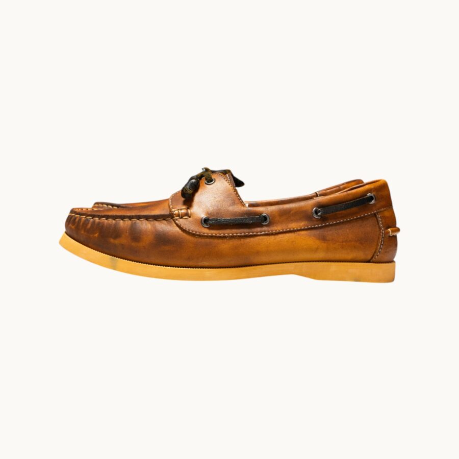 Worn Out Boat Shoe — Tan · Archive No.0813