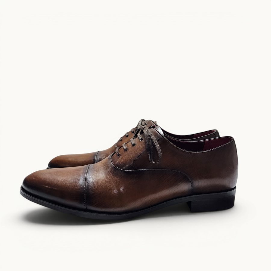 MP Captoe Oxford — Tobacco (Calf) · Archive No.0874