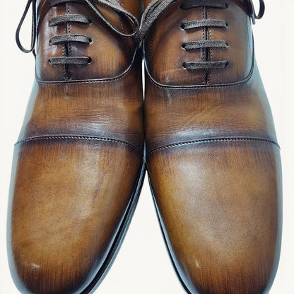 MP Captoe Oxford — Tobacco (Calf) · Archive No.0874