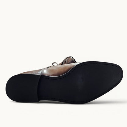 MP Captoe Oxford — Tobacco (Calf) · Archive No.0874