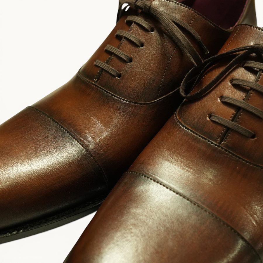 GYW MP Captoe Oxford — Tobacco · Archive No.0886