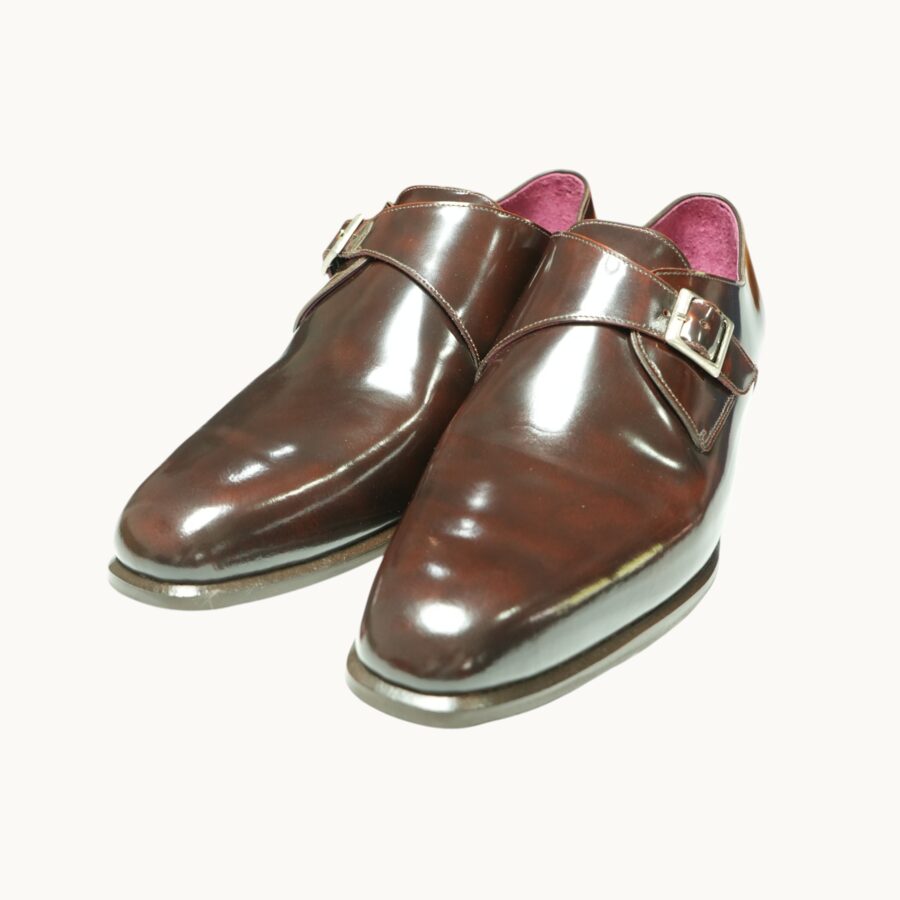MP Single Monk Strap — Grape Wine · Archive No.0903