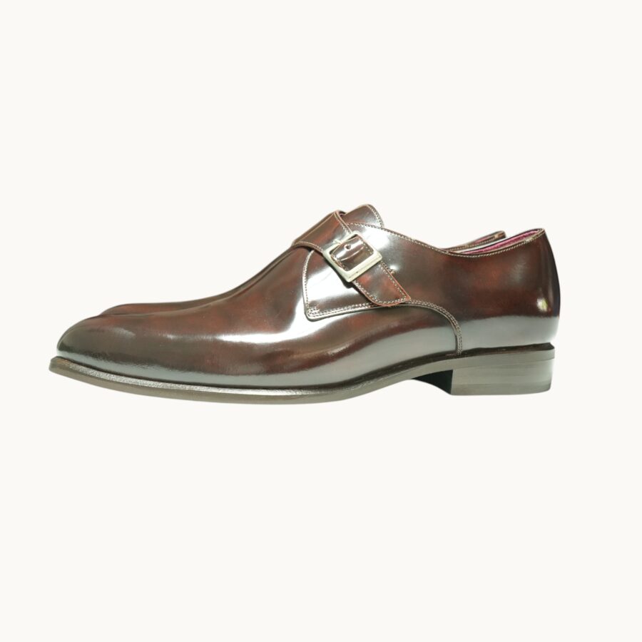 MP Single Monk Strap — Grape Wine · Archive No.0903