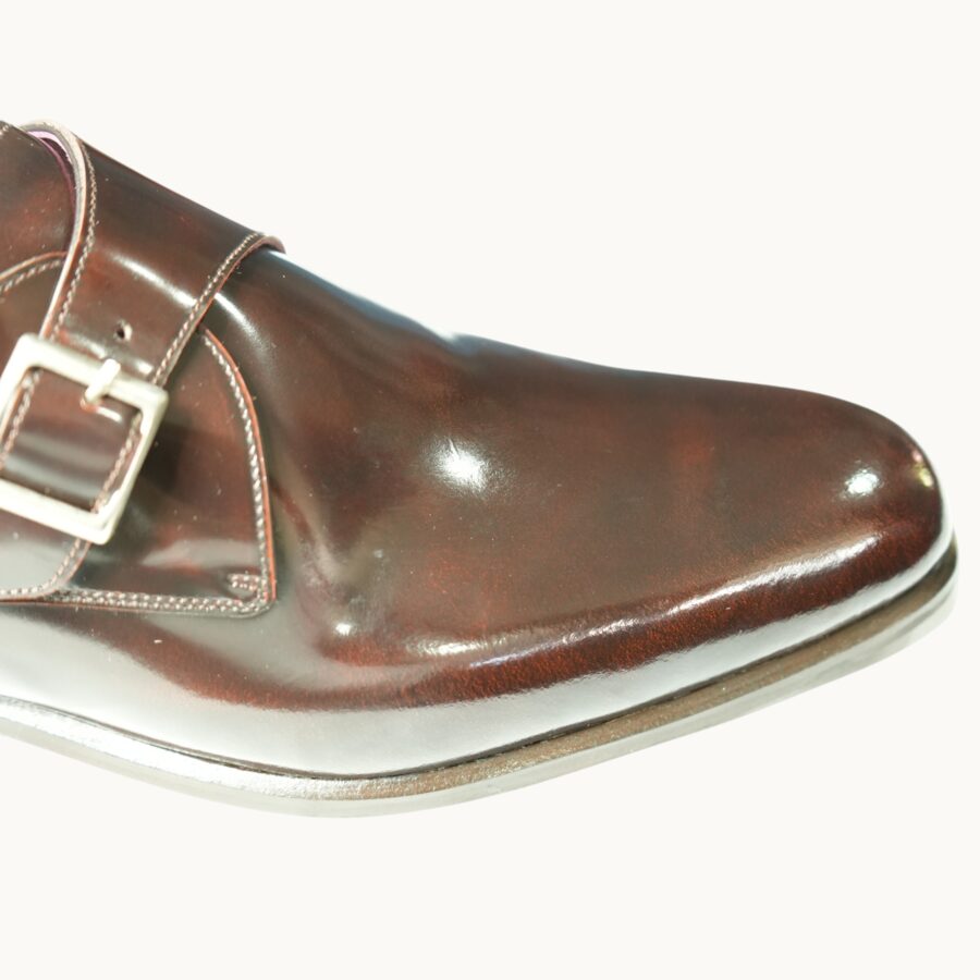 MP Single Monk Strap — Grape Wine · Archive No.0903