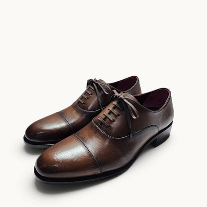 GYW MP Captoe Oxford — Tobacco · Archive No.0910