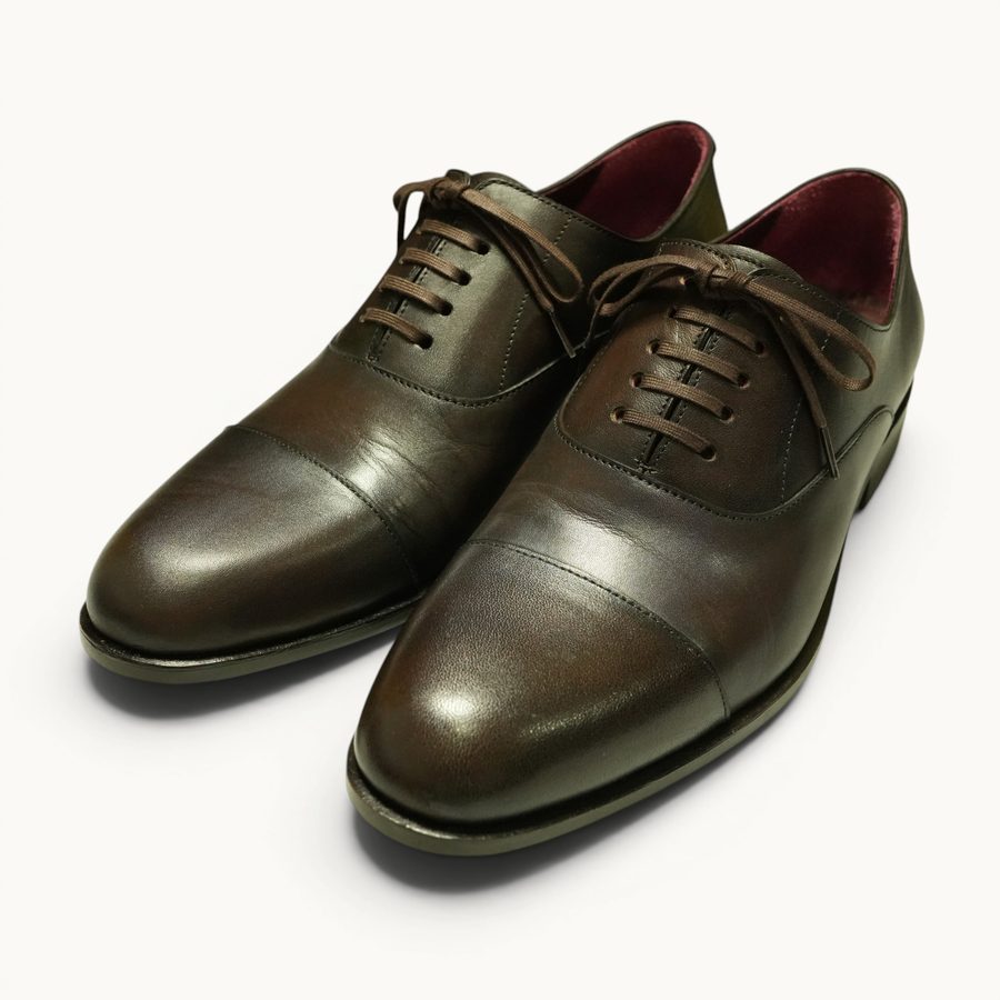 MP Captoe Oxford — Brown (Crust) · Archive No.0917