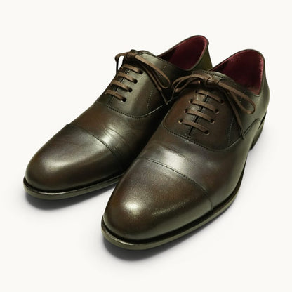 MP Captoe Oxford — Brown (Crust) · Archive No.0917