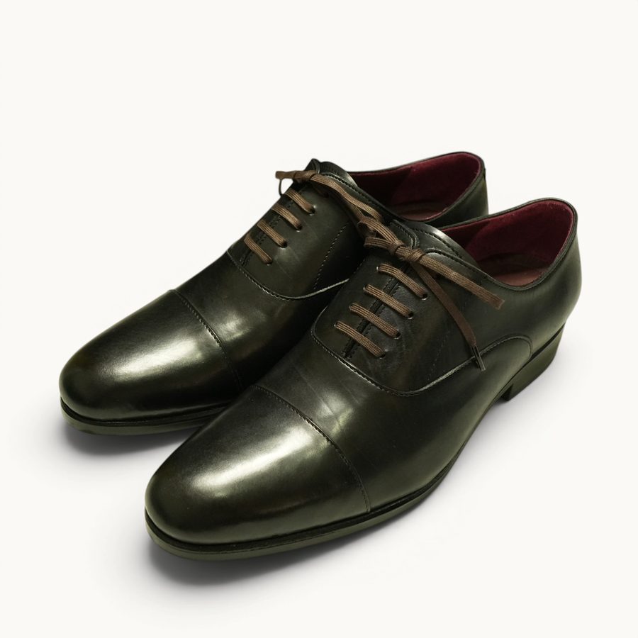 MP Captoe Oxford — Black (Calf) · Archive No.0928