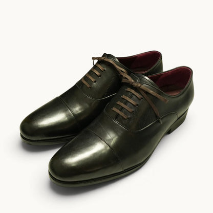 MP Captoe Oxford — Black (Calf) · Archive No.0928