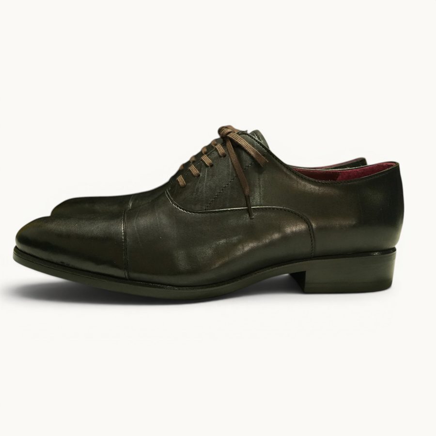 MP Captoe Oxford — Black (Calf) · Archive No.0928