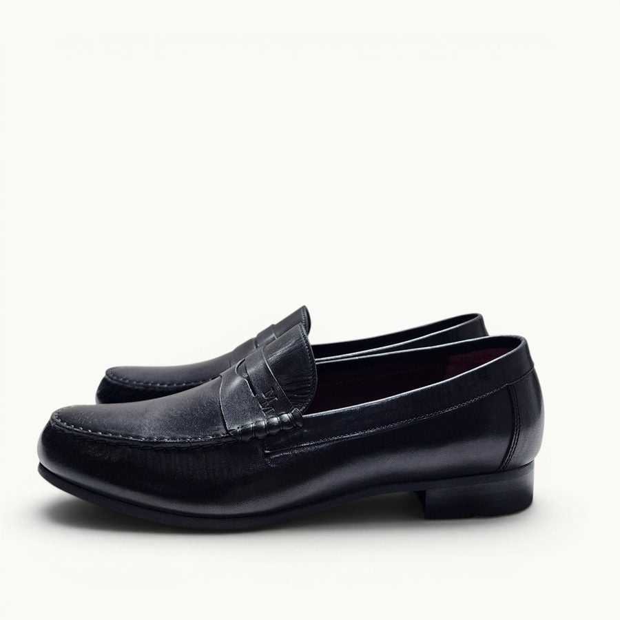 Formal Penny Loafer — Black · Archive No.0974