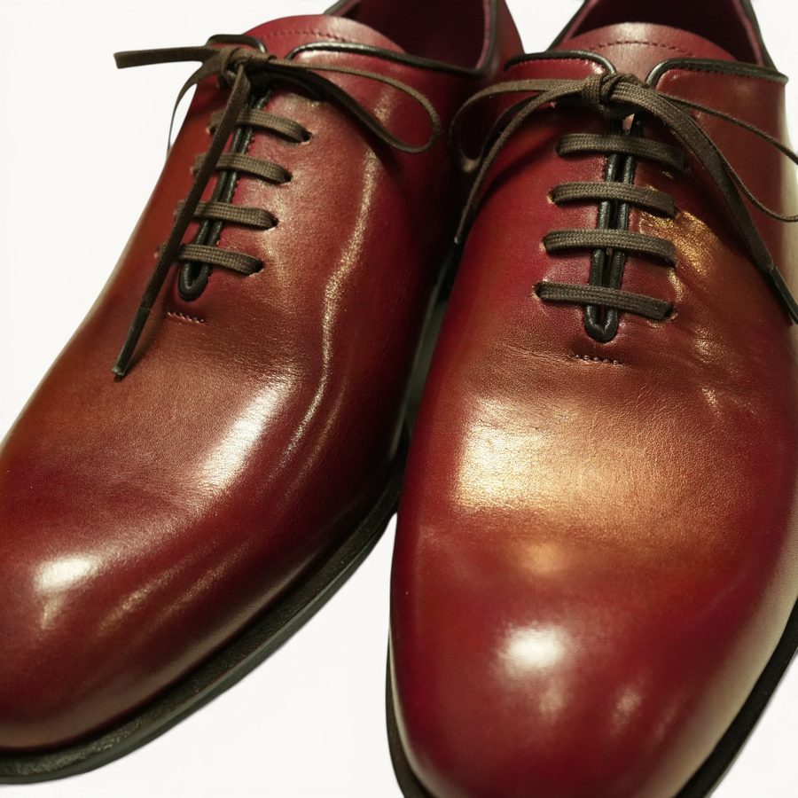 MP Wholecut Oxford — Ruby (Calf) · Archive No.0998