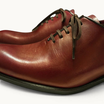 MP Wholecut Oxford — Ruby (Calf) · Archive No.0998