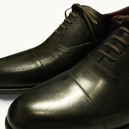 MP Captoe Oxford — Black (Calf) · Archive No.1017