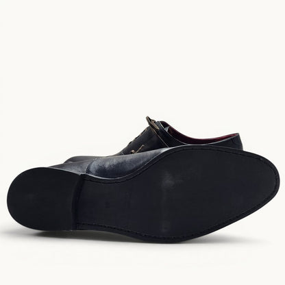 MP Captoe Oxford — Black (Calf) · Archive No.1210