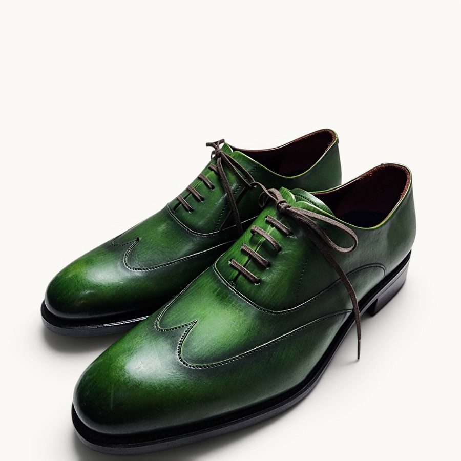 GYW MP Wingtip (Collar) — Green (Calf) · Archive No.1287