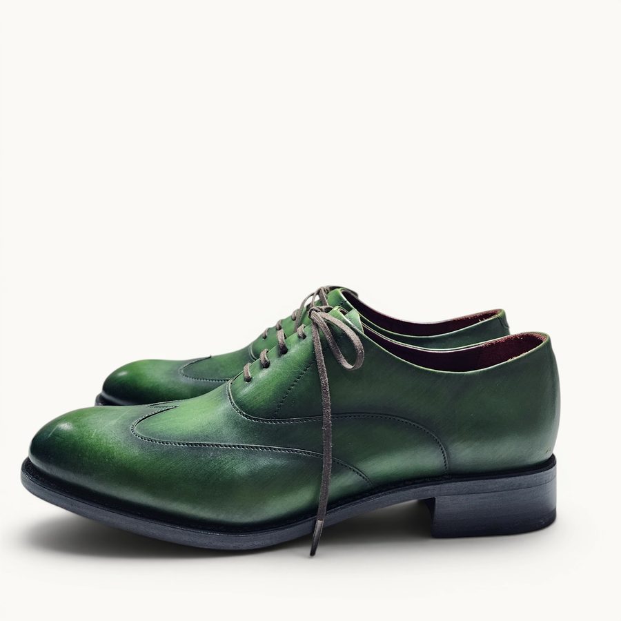 GYW MP Wingtip (Collar) — Green (Calf) · Archive No.1287