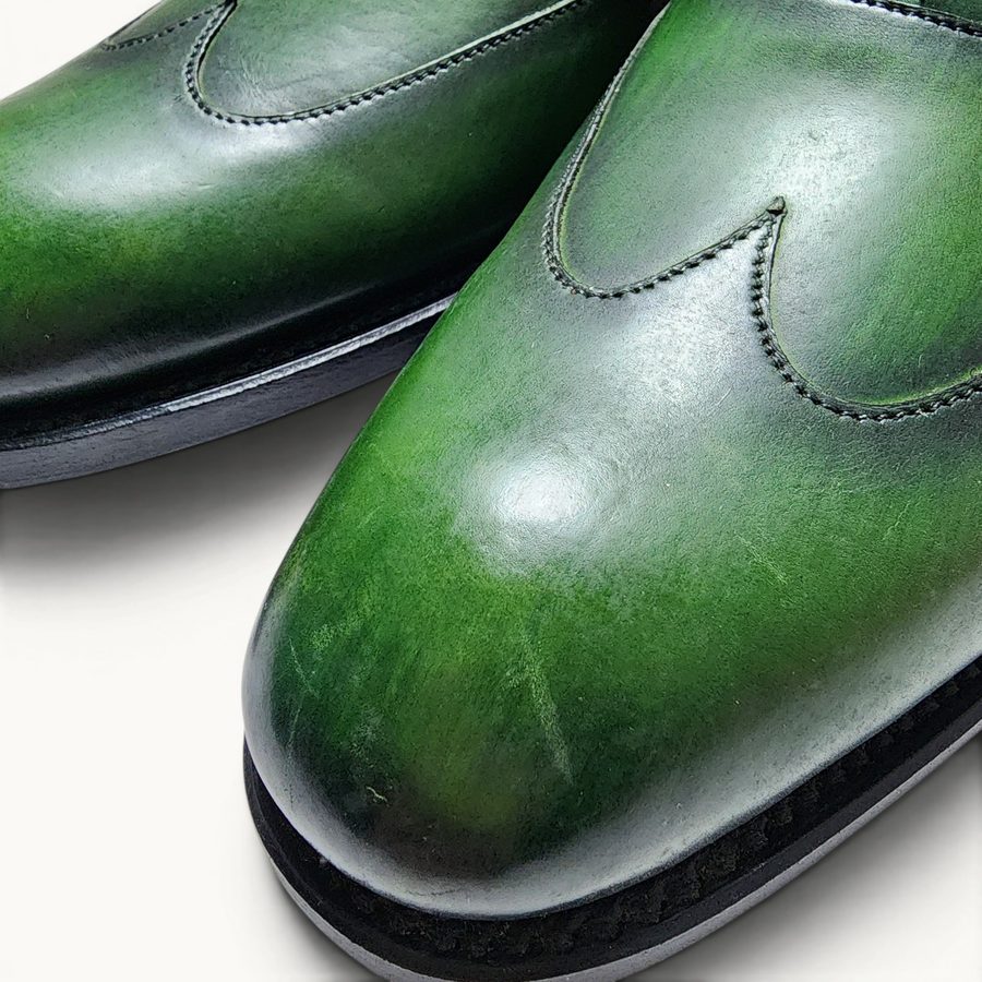 GYW MP Wingtip (Collar) — Green (Calf) · Archive No.1287