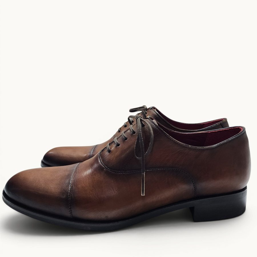 MP Captoe Oxford — Tobacco (Calf) · Archive No.1333