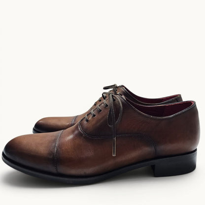 MP Captoe Oxford — Tobacco (Calf) · Archive No.1333