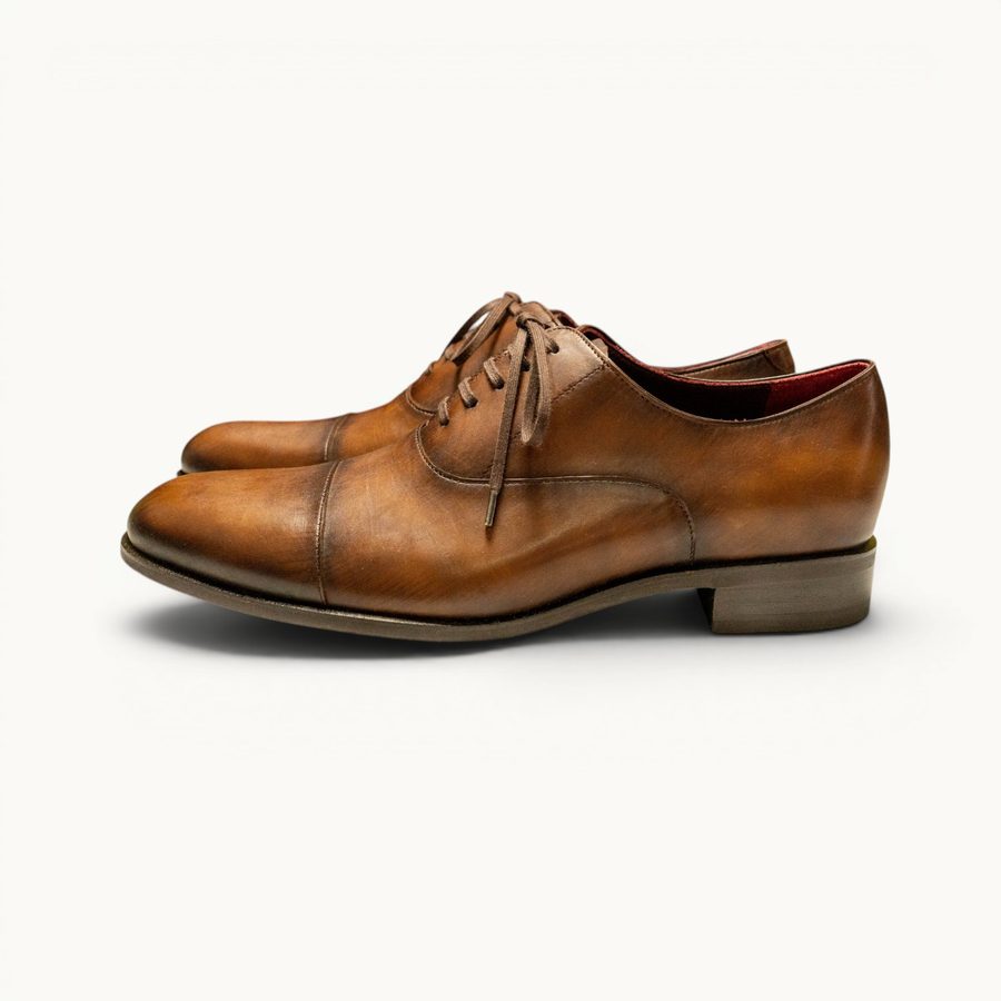 MP Captoe Oxford — Tobacco (Calf) · Archive No.1366