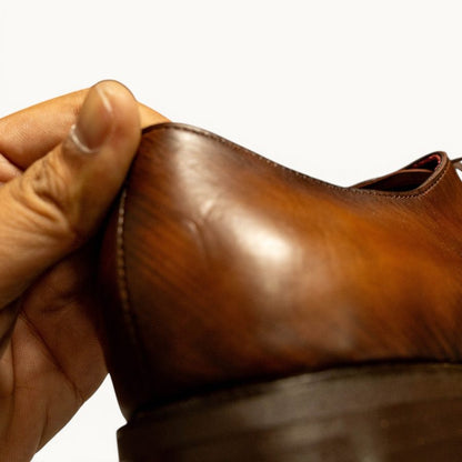 MP Captoe Oxford — Tobacco (Calf) · Archive No.1366