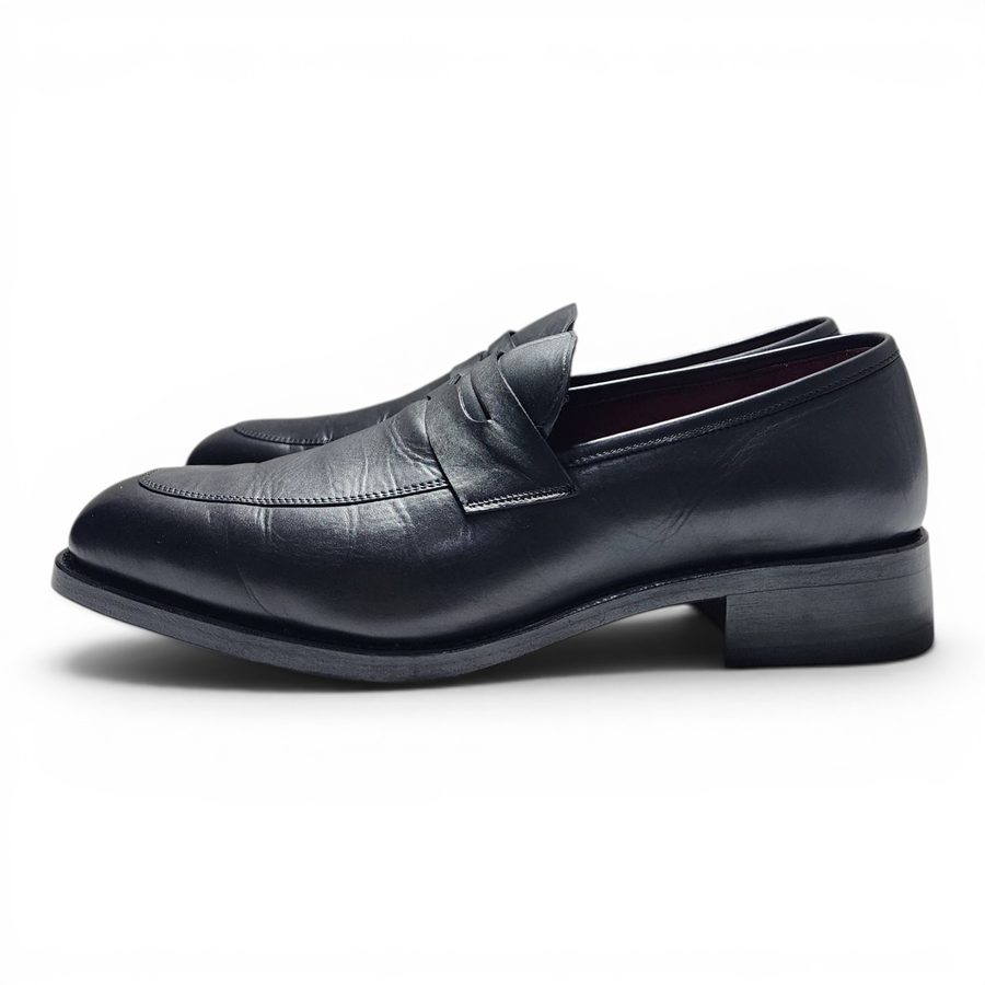 GYW MP Penny Loafer (Square Toe) — Black (Calf) · Archive No.1374