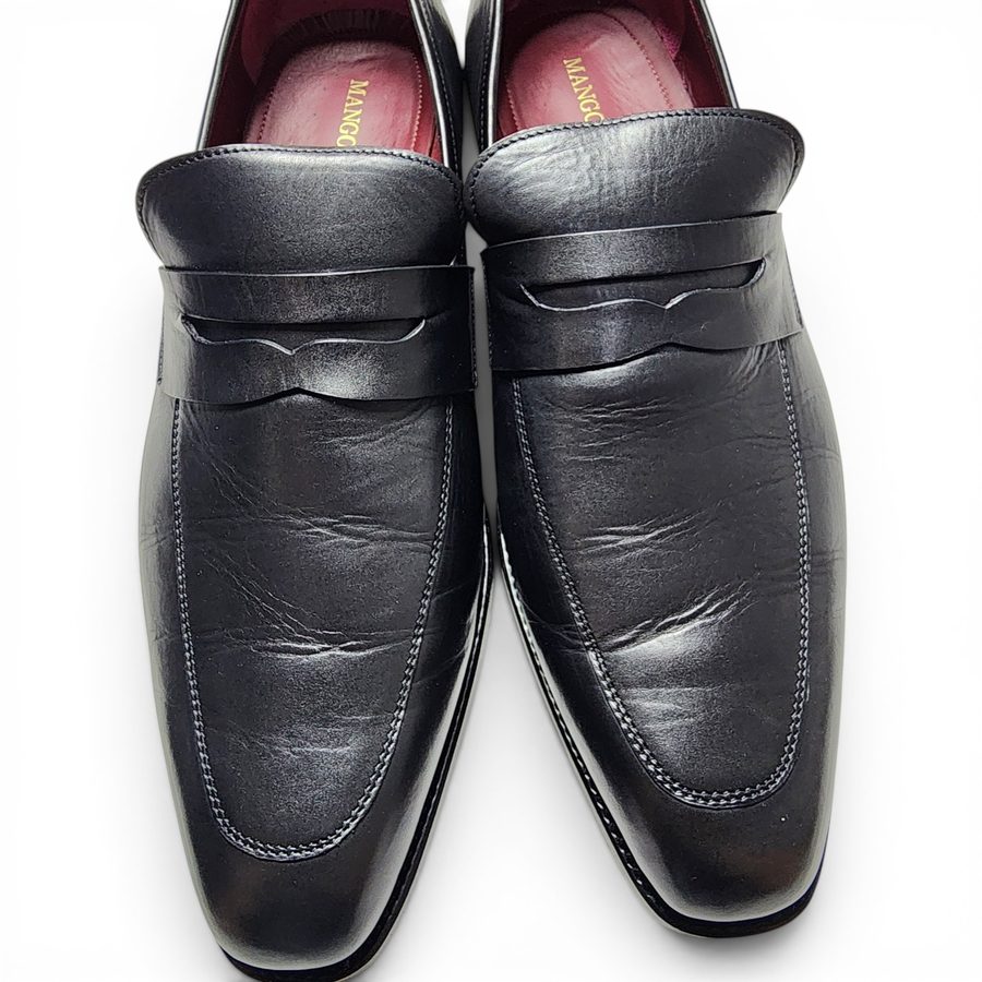 GYW MP Penny Loafer (Square Toe) — Black (Calf) · Archive No.1374