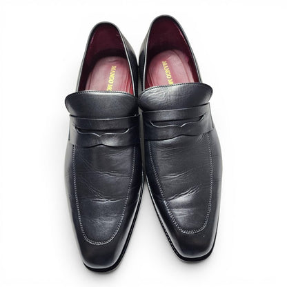 GYW MP Penny Loafer (Square Toe) — Black (Calf) · Archive No.1374