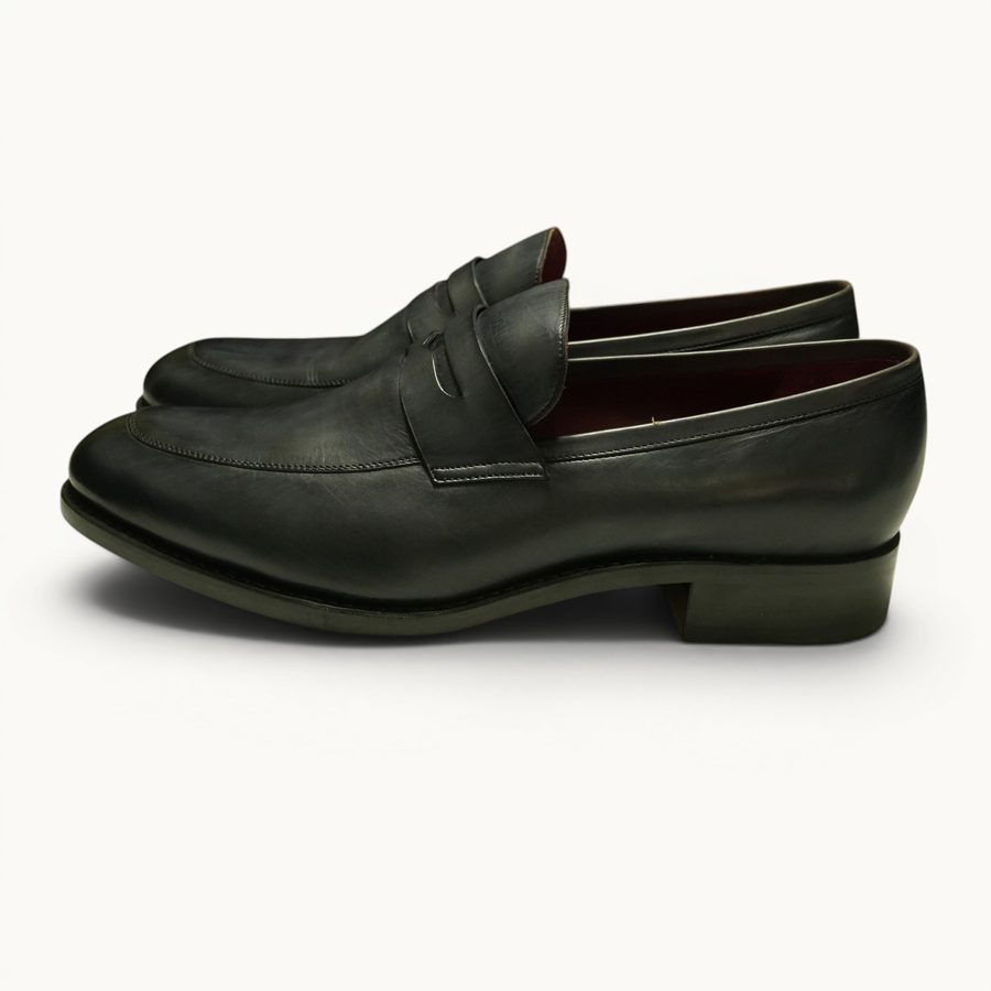 GYW MP Penny Loafer (Square Toe) — Grigio (Calf) · Archive No.1390