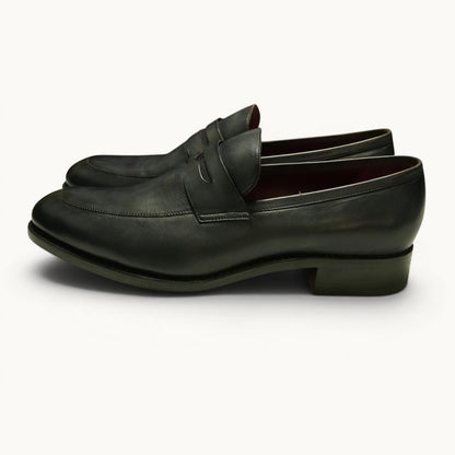 GYW MP Penny Loafer (Square Toe) — Grigio (Calf) · Archive No.1390
