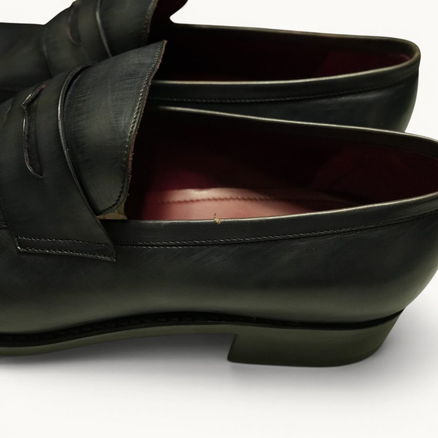 GYW MP Penny Loafer (Square Toe) — Grigio (Calf) · Archive No.1390