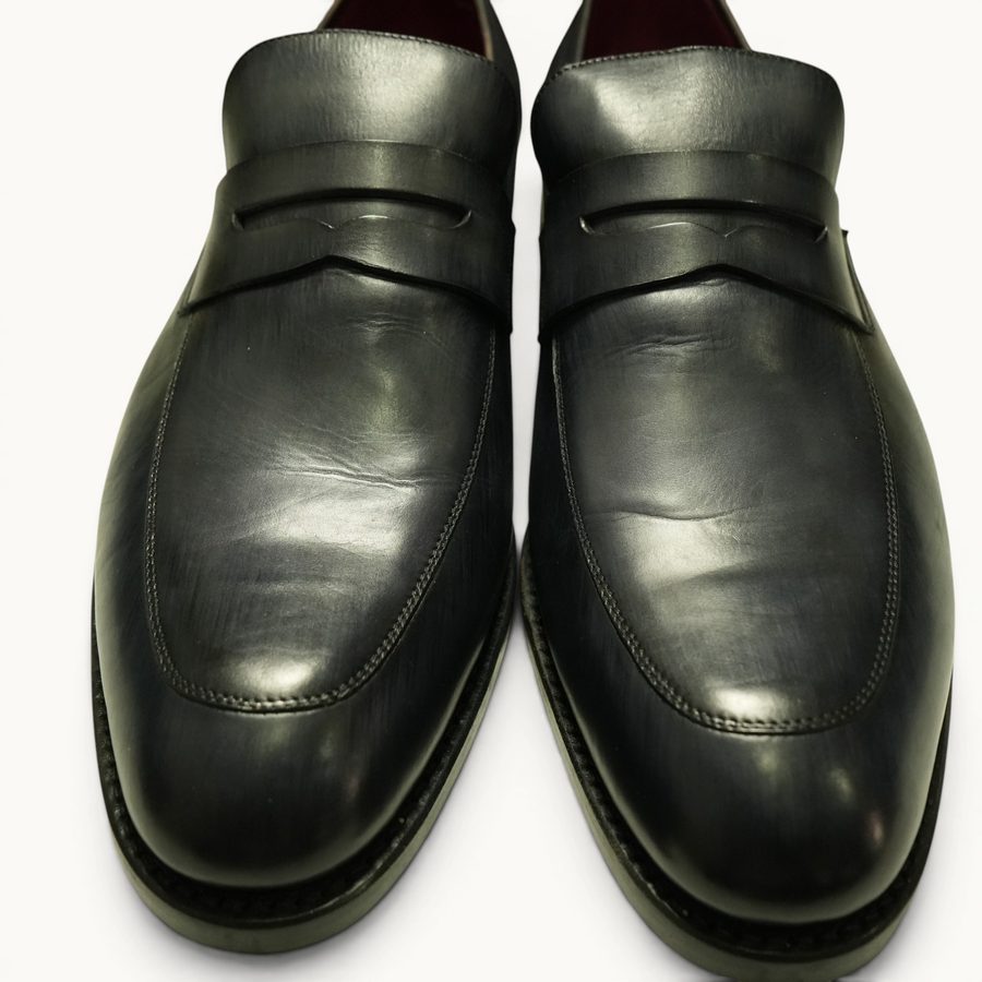 GYW MP Penny Loafer (Square Toe) — Grigio (Calf) · Archive No.1390