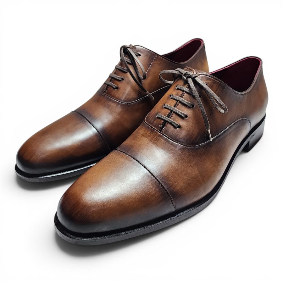 MP Captoe Oxford — Tobacco · Archive No.1400