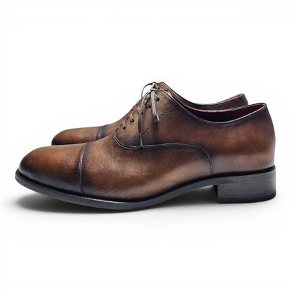 MP Captoe Oxford — Tobacco · Archive No.1400