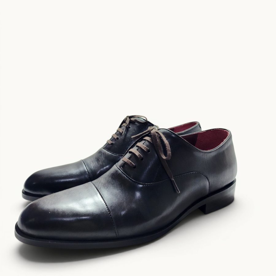 MP Captoe Oxford — Black (Calf) · Archive No.1434