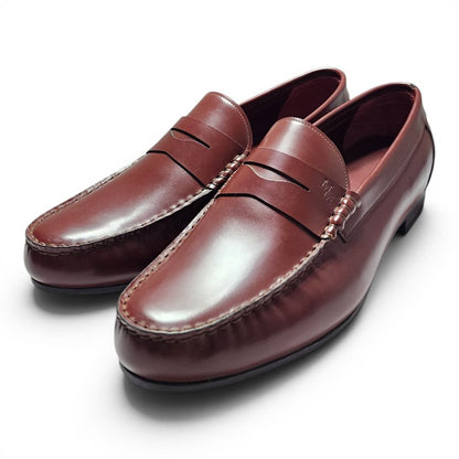 Formal Penny Loafer — Burgundy JPN · Archive No.1461