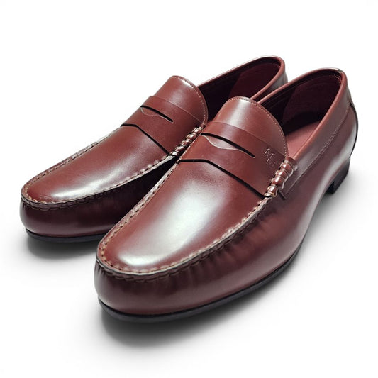 Formal Penny Loafer — Burgundy JPN · Archive No.1461