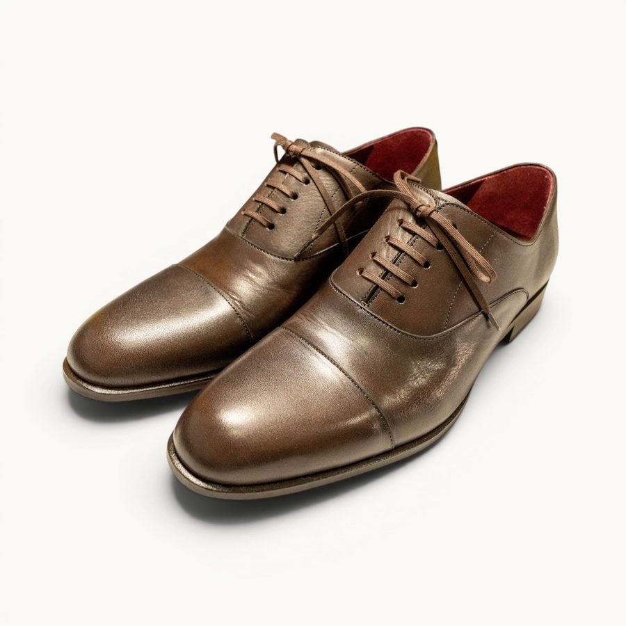 MP Captoe Oxford — Brown (Crust) · Archive No.1491