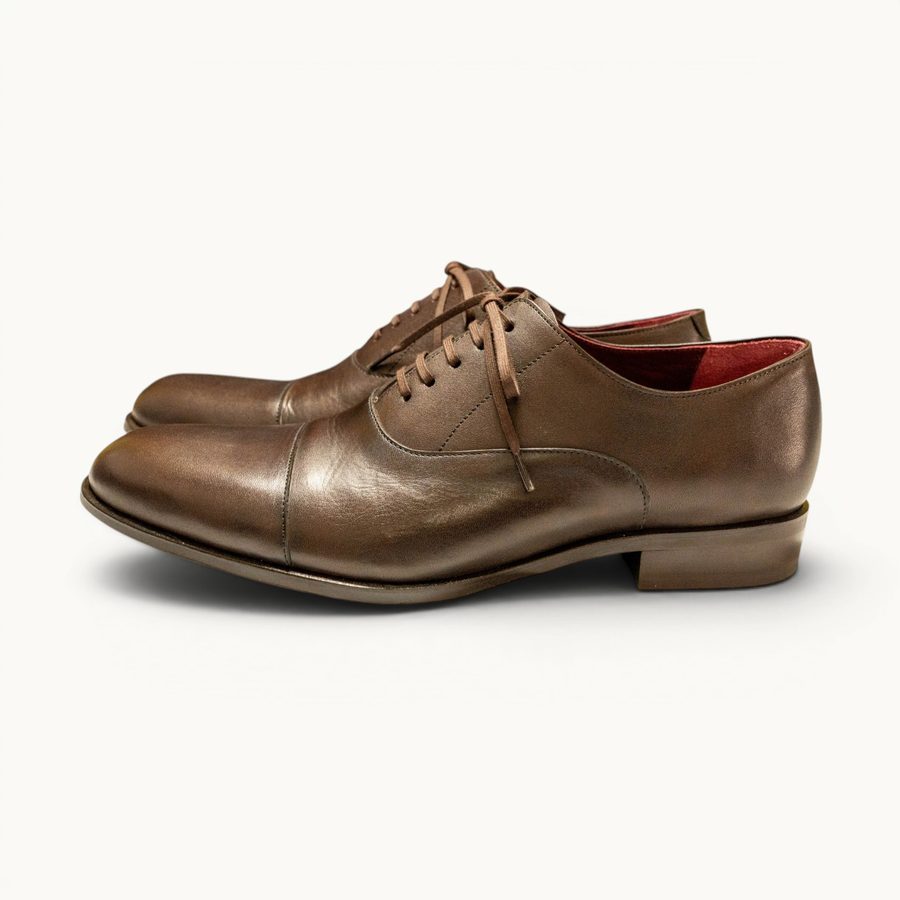 MP Captoe Oxford — Brown (Crust) · Archive No.1491