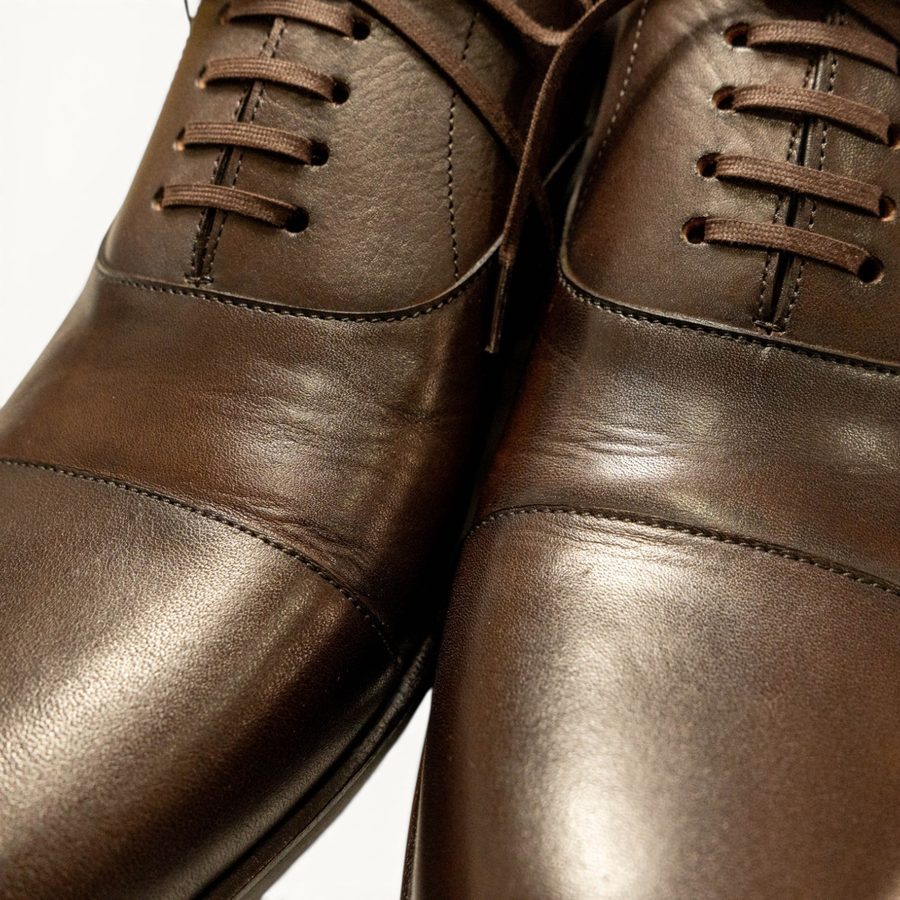 MP Captoe Oxford — Brown (Crust) · Archive No.1491