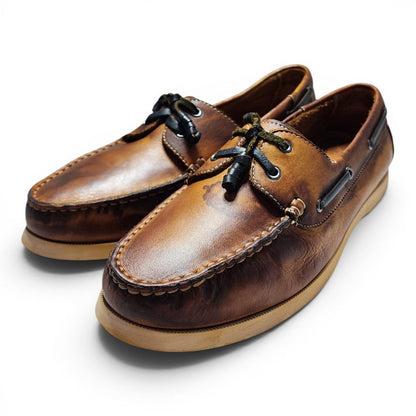 Worn Out Boat Shoe — Tan · Archive No.1502