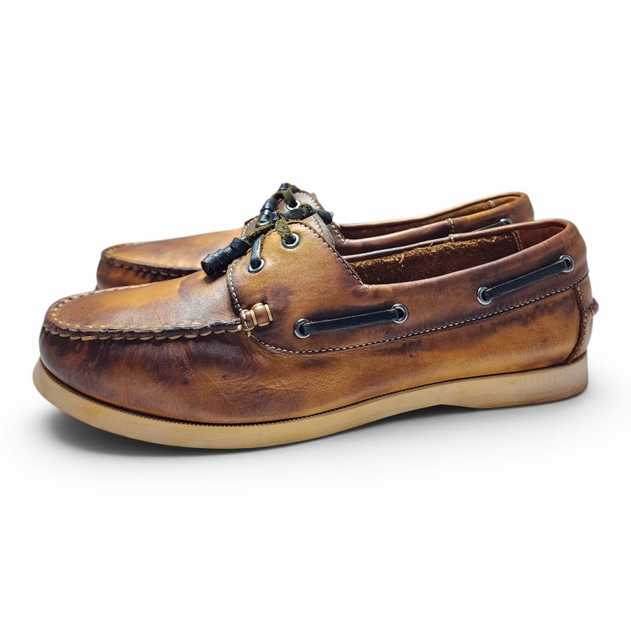 Worn Out Boat Shoe — Tan · Archive No.1502